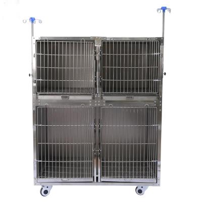 China Viable Clinic Medical Animal Cage Pet Lab Hospital Veterinary Cage For Sale for sale