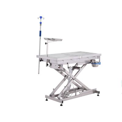 China Surgical Veterinary Pet Grooming Operating Table Pet Worktable Dental Examination Table For Dogs L132cm*W67cm*H (32-115cm) for sale