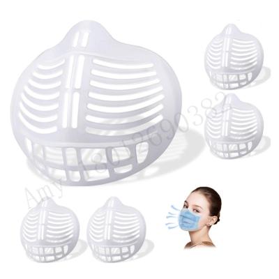 China 3D Support Silicon Face Protector Bracket Lipstick Protective Comfort Breathable Plastic Bracket Masker Support Holder Washable for sale