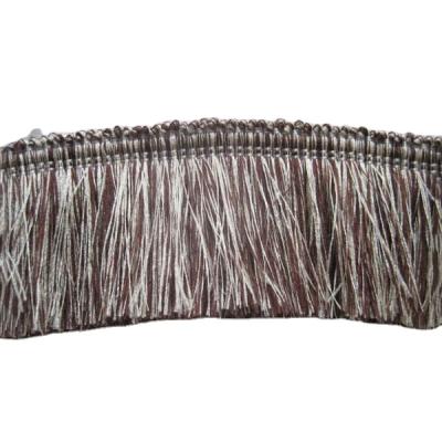 China Decorative Manufacturers Selling Home Textile Carpet Fringe Sofa Accessories 4.2cm Polyester Brush Fringe TRIM for sale