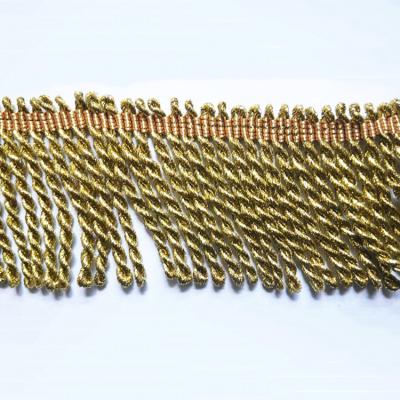 China Metallic curtain bullion fringe for the curtain; Metallic haberdashery fringe for sale