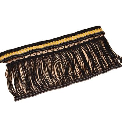 China New Wholesale Tassel Elastic Fringe Trim Chinese Garment Accessories Supplier for sale