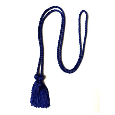 China Solid Graduation Honor Ties (Royal Blue) for sale