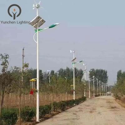 China ROAD Post 6 Meters 30W Cheap Price Wind LED Solar Hybrid Street Light System for sale