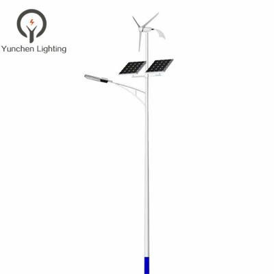 China Hot Sale 7m Poles 40W Outdoor Hybrid Solar Road Lighting Wind LED Solar Street Light for sale