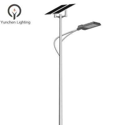 China ROAD 40W 50W 60W 70W 80W Solar Street Light Lamp Outdoor LED Light Fixture Lighting With Q235 Poles for sale