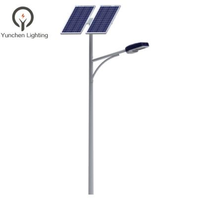 China ROAD Super Soncap RoHS ISO CE High Lumens 6m 60w Solar Street Light for sale