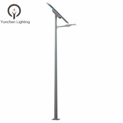 China HIGHWAY Double Arms 8m MPPT Charging 60W+90W Solar Led Street Light With Solar Panel And Gel Battery for sale