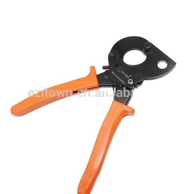 China Embroidery Ezitown VC-30A Ratchet Cable Cutter Capacity 32mm/240mm2 Fiber Optic Cable Scissors Cable Special Tool High-Grade Steel Budget for sale