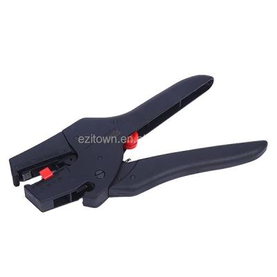 China Ezitown FS-D3 Rubber Insulation Wire Stripper PLIERS Ezitown FS-D3 Rubber Insulation Copper Wire Cable Stripper Tool Electric Black Crimper for sale