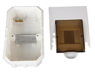 China ABS PC CF IP50 10 pair 14 way mcb recessed types and electrical outdoor 4 way waterproof PC junction ABS plastic distribution box for sale