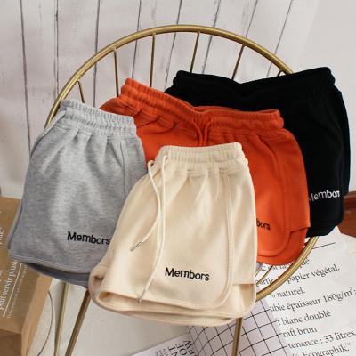 China Lady Loose Solid Leisure Women's All-match Summer Breeches Stretch Skinny Shorts Workout Viable Short Casual Female Belt for sale