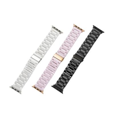 China Guangdong Supplier Custom Premium Soft Color Slim Watch Band For Apple i Watch Series 6 5 4 3 2 1 8*22*1.5cm for sale