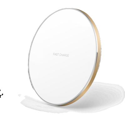 China New Hot Selling Qi Radio Pad 10W Mobile Phone Qi Fast Charging Wireless Charger for sale