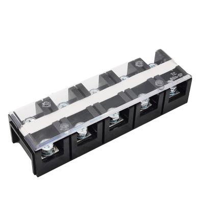 China TC-605 60A 5P 5 Position Pure Copper Fixed High Current Terminal Block TC-605 for sale