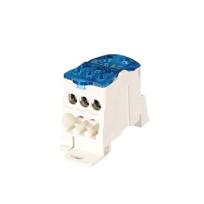 China Power distribution box one in several din rail universal junction box UKK-125A electrical outlet wire terminal block UKK-125A for sale