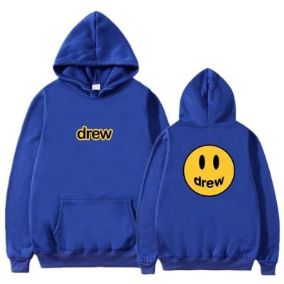 China Wholesale Custom Breathable Hoodies Print Smile Face Fashion Sweatshirts Hip Hop Pullover Winter Fleece Men for sale