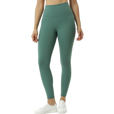 China Size 18 Antibacterial High Colors Nylon Yoga Pants Spandex Manufacturer Direct Sales Women Soft Feeling Gaiters for sale