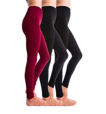 China Wholesale Antibacterial Women's Wear Active Winter Seamless Brushed Fleece Striped Custom For Fitness Yoga Leggings for sale