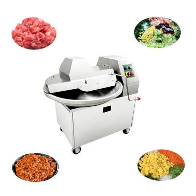 China Multifunctional Electric Meat Bowl Cleaver Cutter Food Mixer Grinder Chicken Meat Pepper Cutting Machine for sale