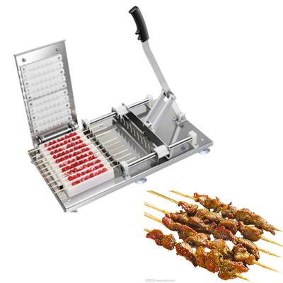 China Convenient high efficiency meat skewer machine shish kebab machine souvlaki skewer machine for sale