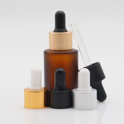 China 2021 Hot Sale 30ml Cosmetic Empty Serum Bottle Glass Dropper Bottles Frosted 30ml Eyelash Serum Bottle for sale