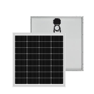 China 120 Watt Half Cut Mono Solar PV Panels High Efficiency Half Cell Monocrystalline Solar Panels 182mm for sale