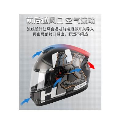 China ANTISCRATCH PC VISOR New Fashion Top Quality Full Face Helmet Racing Off Road Safety Helmet Motocross Helmet for sale