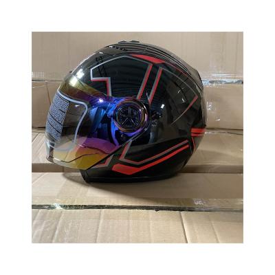 China PC VISOR Off Road Open Face Scooter Helmet Vintage Motorcycle Retro Helmet Wholesale Helmet for sale