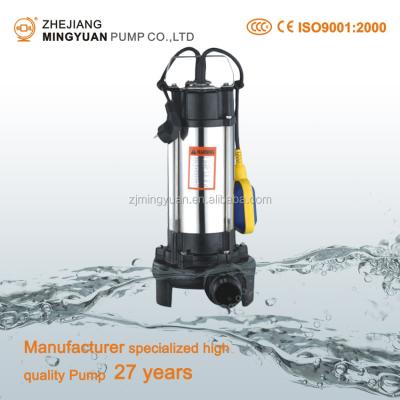 China Italian Submersible 1.5HP Sewage Pump With Shut Off System for sale