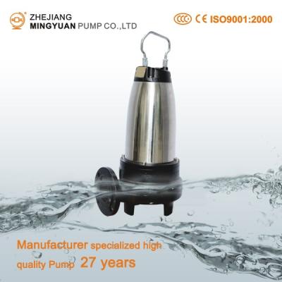 China WQ 7.5hp Sewage Sewage Pump Submersible Water Pump for sale