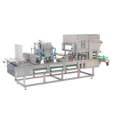 China Beverage Mineral Water Automatic Cup Filling And Sealing Machine for sale