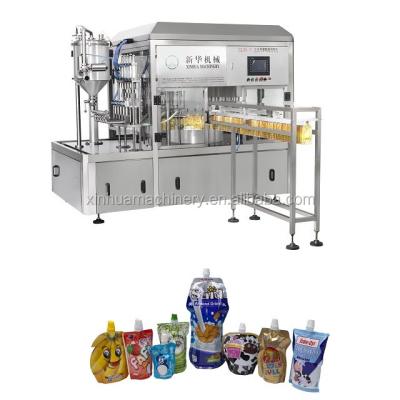 China Food Beverage Spout Pouch Filling Capping Machine for sale