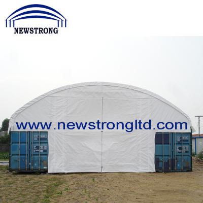 China Water Proof Dome Container Shelter Tent To Storage For 40ft Shipping Containers for sale