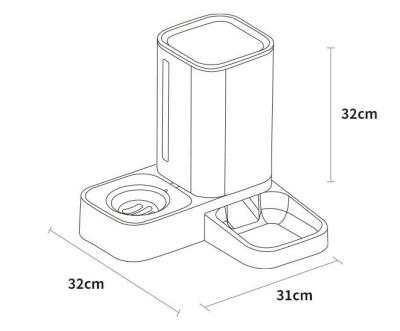 China Hot Selling Automatic Cat Water Fountain 3l Automatic Water Fountain Filter For Cat Dog for sale