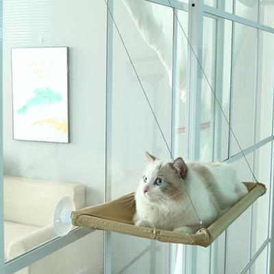 China Sustainable Safe Hot Selling Pet Swings Removable Hanging Pet Hammock Cat Window Hammock for sale