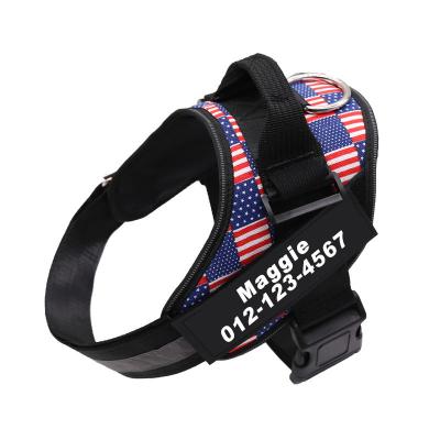 China Hot Selling Padded Pet Harnesses Custom Luxury Pet Accessories Thoughtful Pet Harnesses for sale