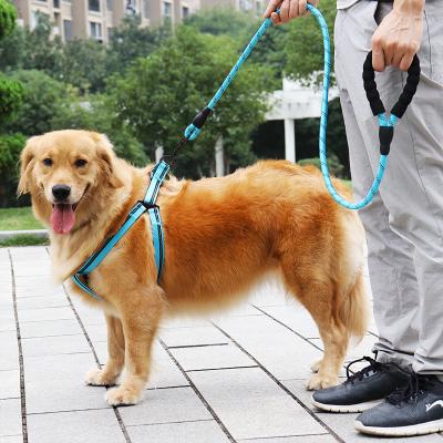 China Hot Selling Adjustable Quick Release Pet Collars Dog Leash Dog Harness Set Adjustable Pet With Leash for sale