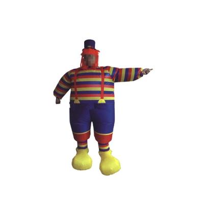 China High Quality Party Holidays Waterproof Polyester Clown Inflatable Costumes 7 Feet Tall For Adults for sale