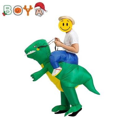 China Party Costume/Festival Costume Wholesale Customization Funny Inflatable Dinosaur Costume Walking Inflatable Costume for sale