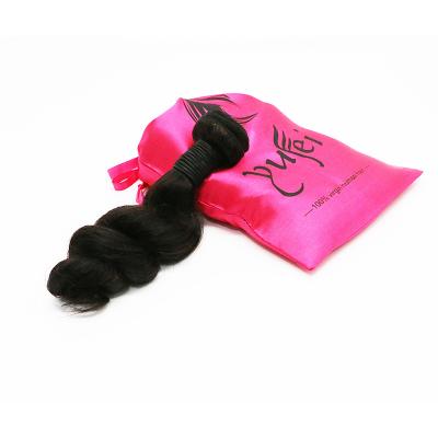 China Loose Wave Unprocessed Virgin Brazilian Hair Extensions Loose Wave Bundles With Closure for sale