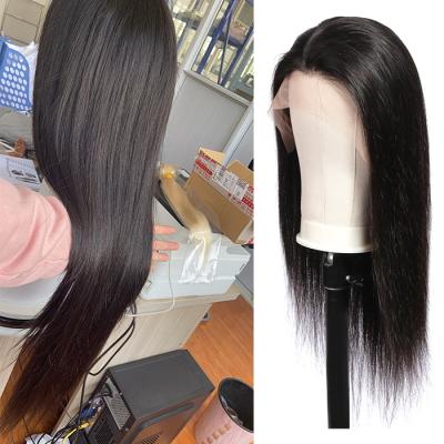 China Swiss Lace 13x4 Cheap 13x6 HD Thin Lace Front Wig, Virgin Cuticle Aligned 30 Inch Hair Lace Frontal Wig For Black Women for sale