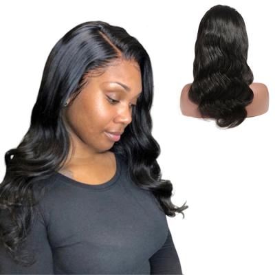 China Transparent Lace Front Closure Brazilian Human Hair Swiss Lace Frontal Wigs Straight Lace Front Wigs Ladies With Bangs for sale