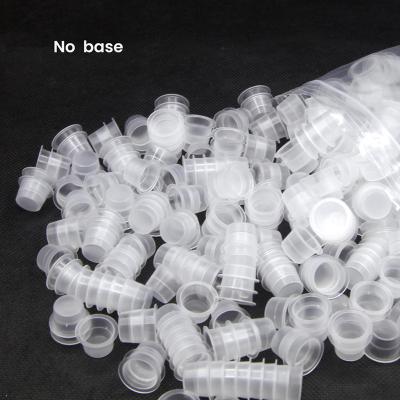 China Tattoo Shops Tattoo Supplies Disposable Transparent Plastic Ink Cup 500pcs Color Pack Weight for sale