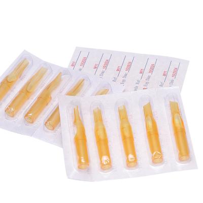 China Hot Sale 50pcs/box Permanent Plastic Disposable Tattoo Needle Tips 3R 5R 7R 5F For Standard Tattoo Needles Machine for sale