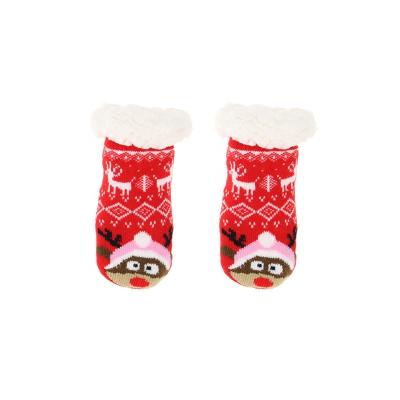 China Kids Anti-skid Slipper Socks For Girls Gift Reading Boys Warm Fuzzy Socks Wholesale Fluffy Slipper Kids Slippers for sale