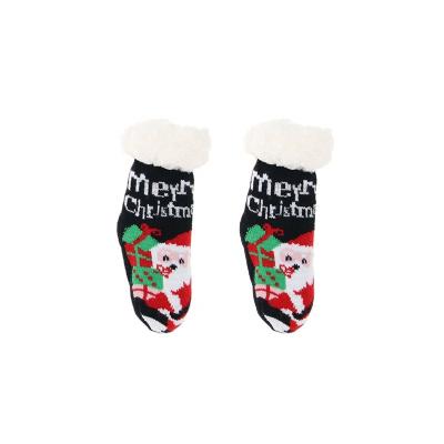 China UKMR Christmas kids anti-skid slipper socks slippers for boys girls socks kawaii slippers student cubicle socks for sale