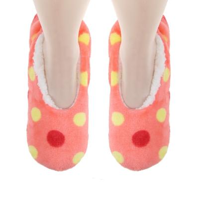 China UKMR Home Floor Dot Slippers Indoor Socks Slipper Shoes Women Fuzzy Anti-skid Comfortable Fluffy Socks Slippers Indoor Socks for sale