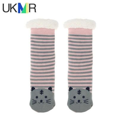 China UKMR anti-slip animal socks for women grippers scrambled socks pack women with grippers for slipper animal socks for sale