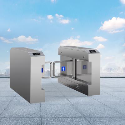 China 304 stainless steel frame anti-pinch, anti-collision function speed crossing gate subway station turnstile for sale